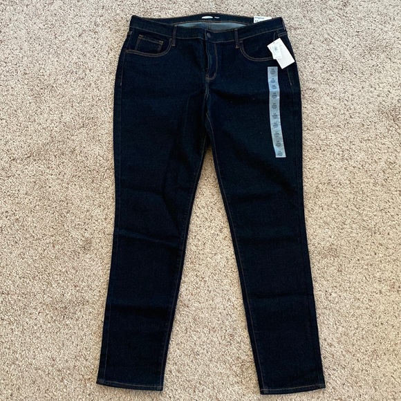 NWT Women’s Old Navy Blue Jeans size 16 Long - Picture 1 of 5